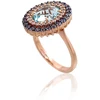 Diamond Sky Jewelry Auksinis žiedas su cirkoniais ir topazais „Morrigan XIII“