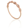 Diamond Sky Jewelry Auksinis žiedas su cirkoniais „The Shine Of The Waves“