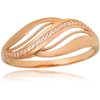 Diamond Sky Jewelry Auksinis žiedas su cirkoniais „Tidal Rhythm“