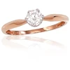 Diamond Sky Jewelry Auksinis žiedas su cirkoniais „Juno Gold XIX“