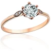 Diamond Sky Jewelry Auksinis žiedas su cirkoniais „Juno Gold XVII“