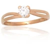 Diamond Sky Jewelry Auksinis žiedas su cirkoniais „Juno Gold XII“
