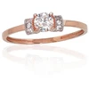 Diamond Sky Jewelry Auksinis žiedas su cirkoniais „Khonsu III“
