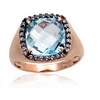 Diamond Sky Jewelry Auksinis žiedas su cirkoniais ir topazais „Morrigan XII“