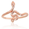 Diamond Sky Jewelry Auksinis žiedas su cirkoniais „Gundytoja Gyvatė“