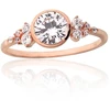 Diamond Sky Jewelry Auksinis žiedas su cirkoniais „Orbitos Spindesys“