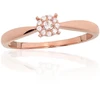 Diamond Sky Jewelry Auksinis žiedas su cirkoniais „Akmeninė Gėlė“