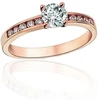 Diamond Sky Jewelry Auksinis žiedas su cirkoniais „Juno Gold XVIII“