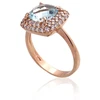 Diamond Sky Jewelry Auksinis žiedas su cirkoniais ir topazais „Morrigan VI“