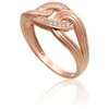 Diamond Sky Jewelry Auksinis žiedas su cirkoniais „Omega II“