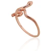 Diamond Sky Jewelry Auksinis žiedas su cirkoniais „Gundytoja Gyvatė“
