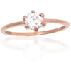 Diamond Sky Jewelry Auksinis žiedas su cirkoniais „Solitaras“