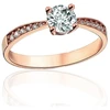 Diamond Sky Jewelry Auksinis žiedas su cirkoniais „Juno Gold XL“