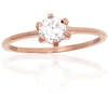 Diamond Sky Jewelry Auksinis žiedas su cirkoniais „Solitaras“