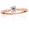 Diamond Sky Jewelry Auksinis žiedas su deimantais „Solitaras IV“