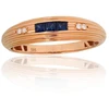 Diamond Sky Jewelry Auksinis žiedas su deimantais ir safyrais „Odette“