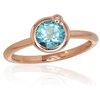 Diamond Sky Jewelry Auksinis žiedas su deimantais ir topazais „Garmiona II“