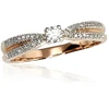 Diamond Sky Jewelry Auksinis žiedas su deimantais „Joanna IX“