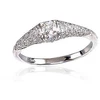 Diamond Sky Jewelry Auksinis žiedas su deimantais „Dangaus Dovana“