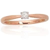 Diamond Sky Jewelry Auksinis žiedas su deimantais „Solitaras IX“