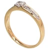 Diamond Sky Jewelry Auksinis žiedas su deimantais „Malori“