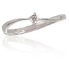 Diamond Sky Jewelry Auksinis žiedas su deimantais „Kometa“