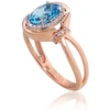 Diamond Sky Jewelry Auksinis žiedas su deimantais ir topazais „Ferro X“