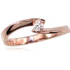 Diamond Sky Jewelry Auksinis žiedas su deimantais „Kometa IV“