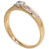 Diamond Sky Jewelry Auksinis žiedas su deimantais „Malori“