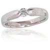 Diamond Sky Jewelry Auksinis žiedas su deimantais „Klasika Gold IV“