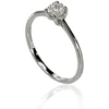 Diamond Sky Jewelry Auksinis žiedas su deimantais „Solitaras VI“