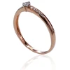 Diamond Sky Jewelry Auksinis žiedas su deimantais „Klasika Gold“