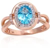 Diamond Sky Jewelry Auksinis žiedas su deimantais ir topazais „Ferro X“
