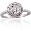Diamond Sky Jewelry Auksinis žiedas su deimantais „Deimantų Gėlė II“