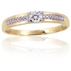 Diamond Sky Jewelry Auksinis žiedas su deimantais „Malori“