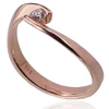 Diamond Sky Jewelry Auksinis žiedas su deimantais „Kometa VI“