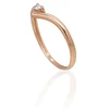 Diamond Sky Jewelry Auksinis žiedas su deimantais „Žuvėdra“