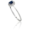 Diamond Sky Jewelry Auksinis žiedas su deimantais ir safyrais „Ferro“