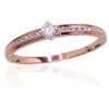 Diamond Sky Jewelry Auksinis žiedas su deimantais „Klasika Gold“