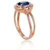 Diamond Sky Jewelry Auksinis žiedas su deimantais ir safyrais „Ferro IX“