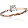 Diamond Sky Jewelry Auksinis žiedas su deimantais „Solitaras VI“