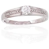 Diamond Sky Jewelry Auksinis žiedas su deimantais „Solitaras IX“