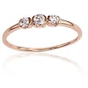 Diamond Sky Jewelry Auksinis žiedas su deimantais „Auksinė Meilė VIII“