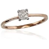 Diamond Sky Jewelry Auksinis žiedas su deimantais „Solitaras VI“