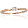 Diamond Sky Jewelry Auksinis žiedas su deimantais „Deimantų Gėlė IX“