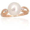 Diamond Sky Jewelry Auksinis žiedas su deimantais ir perlais „Galos“