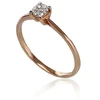 Diamond Sky Jewelry Auksinis žiedas su deimantais „Solitaras VI“