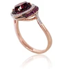 Diamond Sky Jewelry Auksinis žiedas su deimantais, rubinais ir granatais „Constellation III“