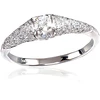 Diamond Sky Jewelry Auksinis žiedas su deimantais „Dangaus Dovana“