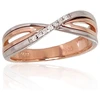 Diamond Sky Jewelry Auksinis žiedas su deimantais „X-Factor“
